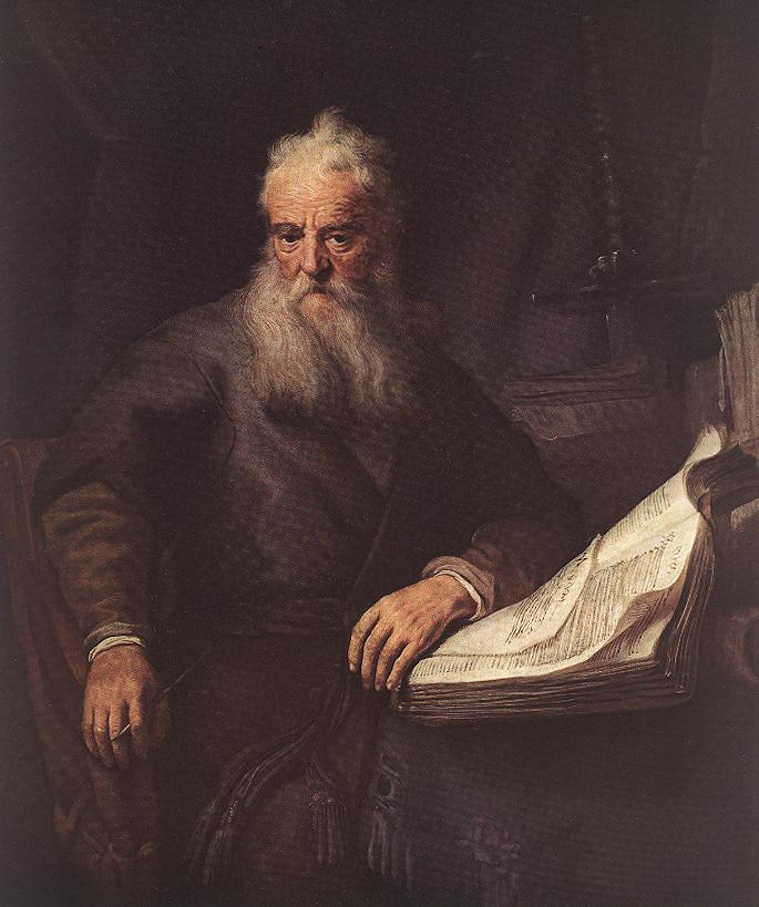 Paul the Apostle, painted by Rembrandt